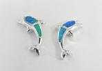 Silver Dolphin Earrings